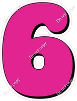 HP 23.5" Individuals - Flat Hot Pink 6