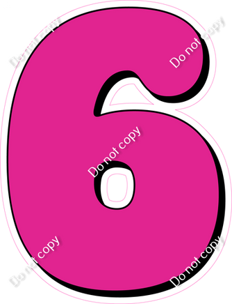 HP 23.5" Individuals - Flat Hot Pink 6