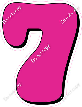 HP 23.5" Individuals - Flat Hot Pink 7