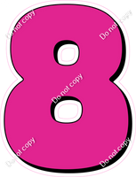 HP 23.5" Individuals - Flat Hot Pink 8