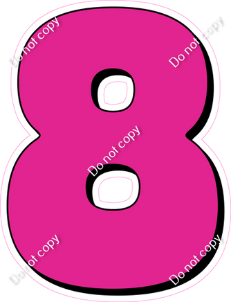 HP 23.5" Individuals - Flat Hot Pink 8