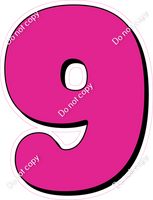 HP 23.5" Individuals - Flat Hot Pink 9