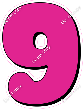 HP 23.5" Individuals - Flat Hot Pink 9