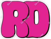 HP 23.5" Individuals - Flat Hot Pink RD
