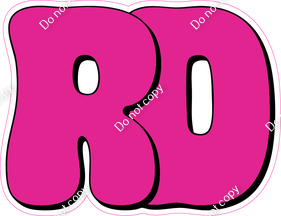 HP 23.5" Individuals - Flat Hot Pink RD