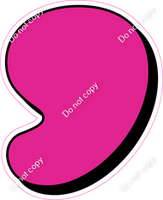 HP 23.5" Individuals - Flat Hot Pink Apostrophe