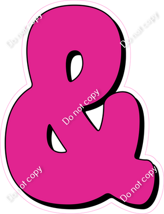 HP 23.5" Individuals - Flat Hot Pink &