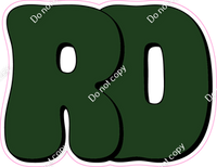HP 23.5" Individuals - Flat Hunter Green RD
