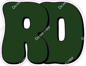HP 23.5" Individuals - Flat Hunter Green RD