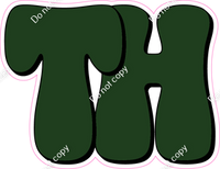 HP 23.5" Individuals - Flat Hunter Green TH