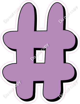 HP 23.5" Individuals - Flat Lavender #