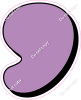 HP 23.5" Individuals - Flat Lavender Apostrophe