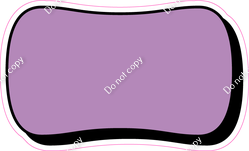 HP 23.5" Individuals - Flat Lavender Dash