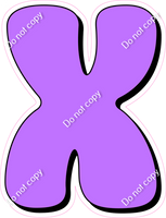 HP 23.5" Individuals - Flat Lilac X