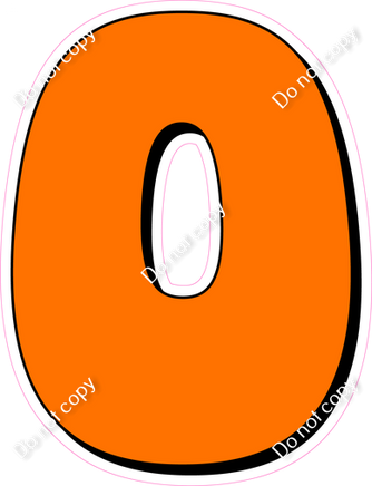 HP 23.5" Individuals - Flat Orange O
