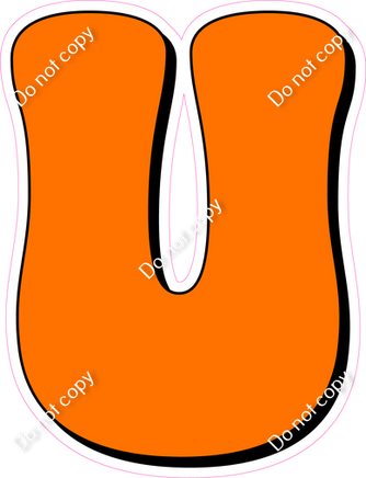 HP 23.5" Individuals - Flat Orange U