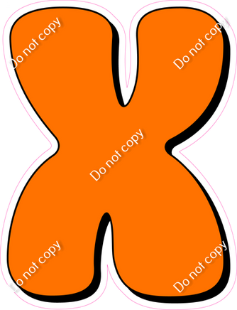HP 23.5" Individuals - Flat Orange X