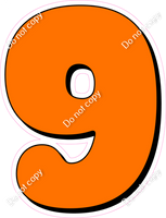 HP 23.5" Individuals - Flat Orange 9