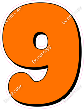 HP 23.5" Individuals - Flat Orange 9