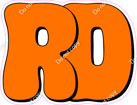HP 23.5" Individuals - Flat Orange RD