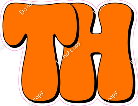 HP 23.5" Individuals - Flat Orange TH