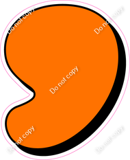 HP 23.5" Individuals - Flat Orange Apostrophe