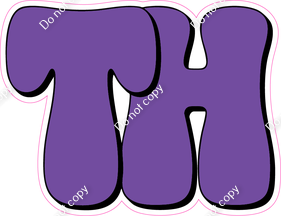 HP 23.5" Individuals - Flat Purple TH