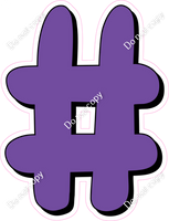 HP 23.5" Individuals - Flat Purple #