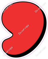 HP 23.5" Individuals - Flat Red Apostrophe