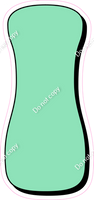 HP 23.5" Individuals - Flat Sea Foam I