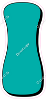 HP 23.5" Individuals - Flat Teal I