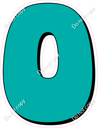 HP 23.5" Individuals - Flat Teal O