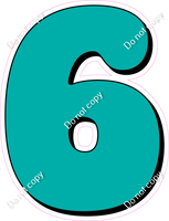 HP 23.5" Individuals - Flat Teal 6