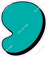 HP 23.5" Individuals - Flat Teal Apostrophe