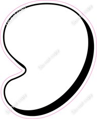 HP 23.5" Individuals - Flat White Apostrophe