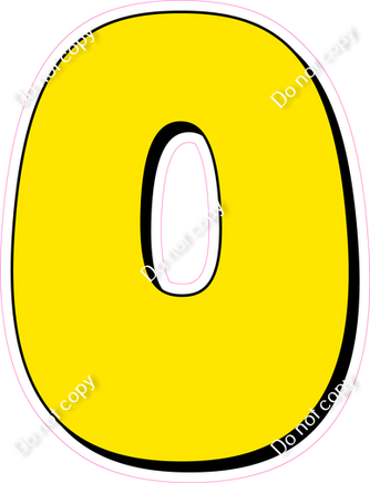 HP 23.5" Individuals - Flat Yellow O