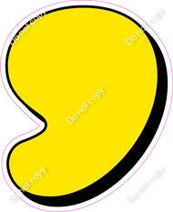 HP 23.5" Individuals - Flat Yellow Apostrophe