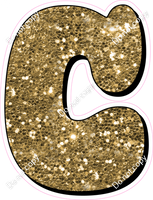 HP 23.5" Individuals - Gold Sparkle C