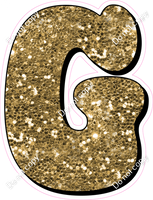 HP 23.5" Individuals - Gold Sparkle G