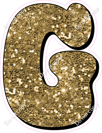 HP 23.5" Individuals - Gold Sparkle G