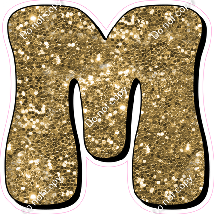 HP 23.5" Individuals - Gold Sparkle M