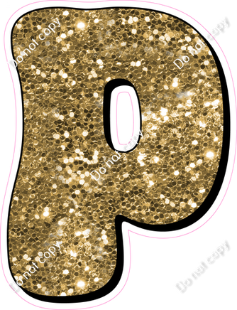 HP 23.5" Individuals - Gold Sparkle P