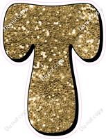 HP 23.5" Individuals - Gold Sparkle T
