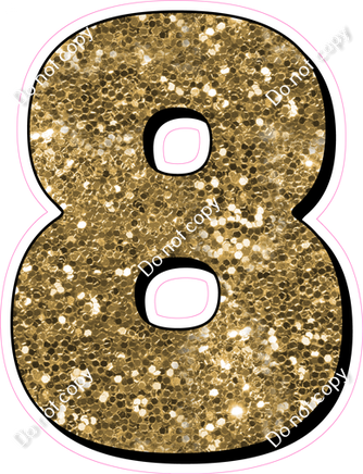 HP 23.5" Individuals - Gold Sparkle 8