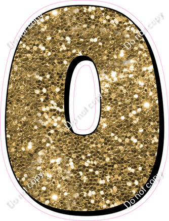 HP 23.5" Individuals - Gold Sparkle