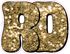 HP 23.5" Individuals - Gold Sparkle RD