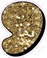 HP 23.5" Individuals - Gold Sparkle Apostrophe