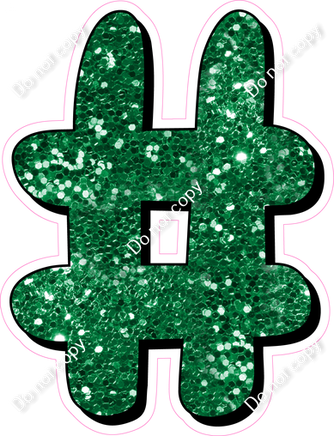 HP 23.5" Individuals - Green Sparkle #