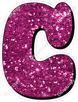 HP 23.5" Individuals - Hot Pink Sparkle C