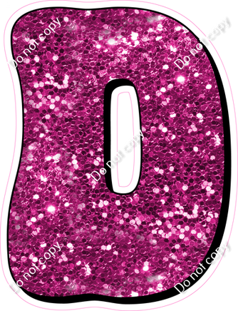 HP 23.5" Individuals - Hot Pink Sparkle D